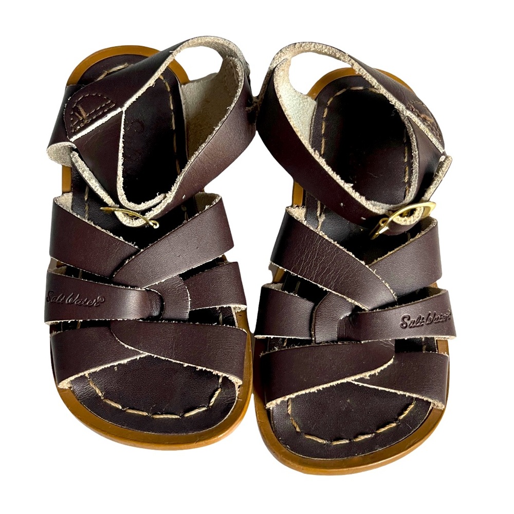 The Salt Water Brown Sandal  Size 7